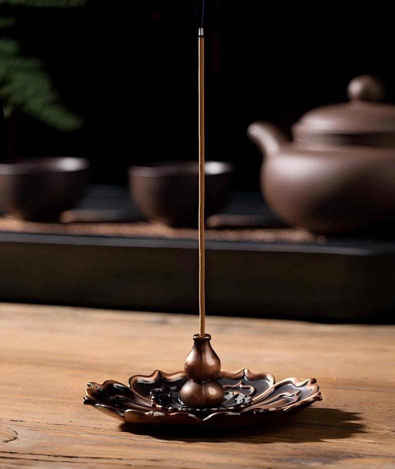 Lotus Gourd Incense Holder