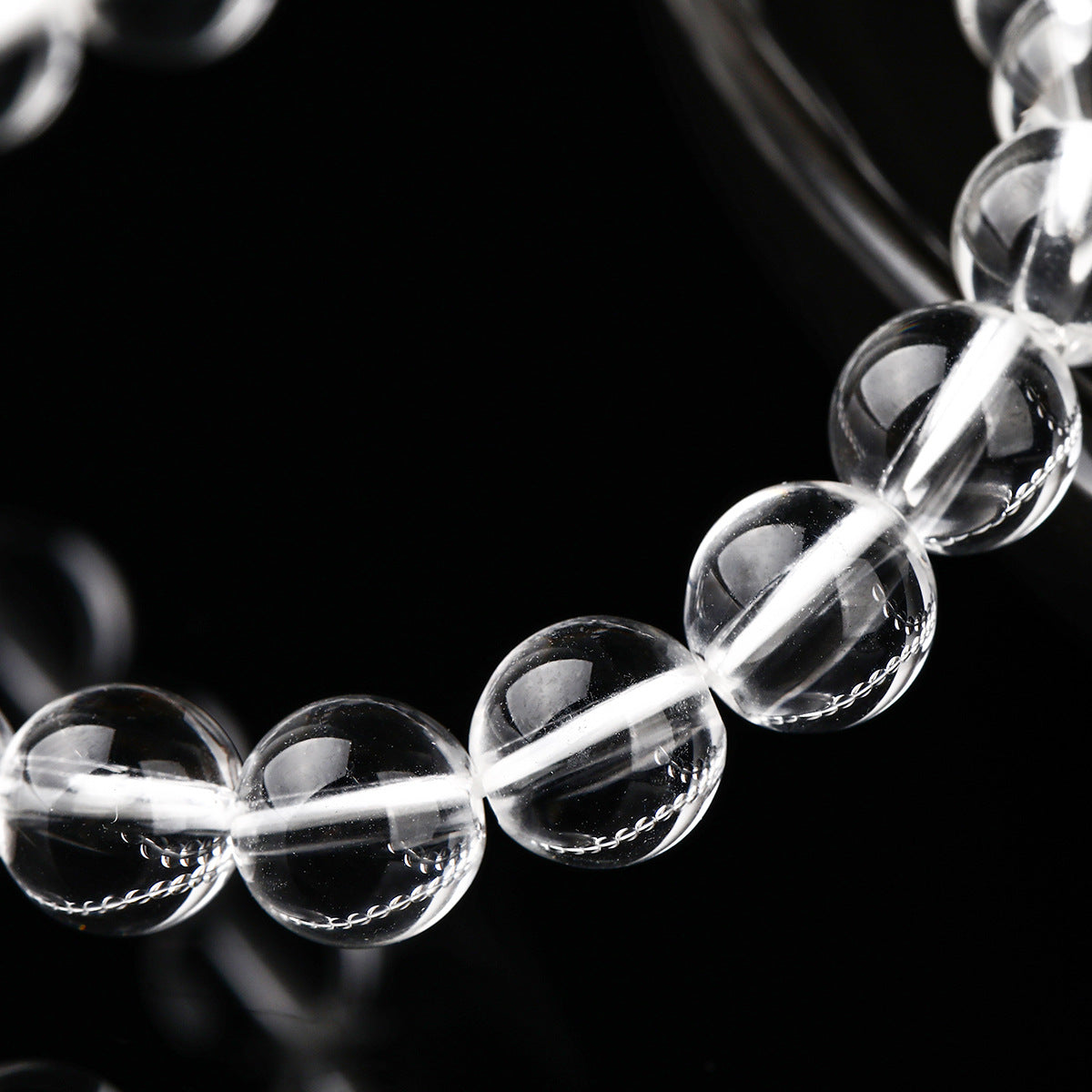 Metal Element Crystal Bracelet - White