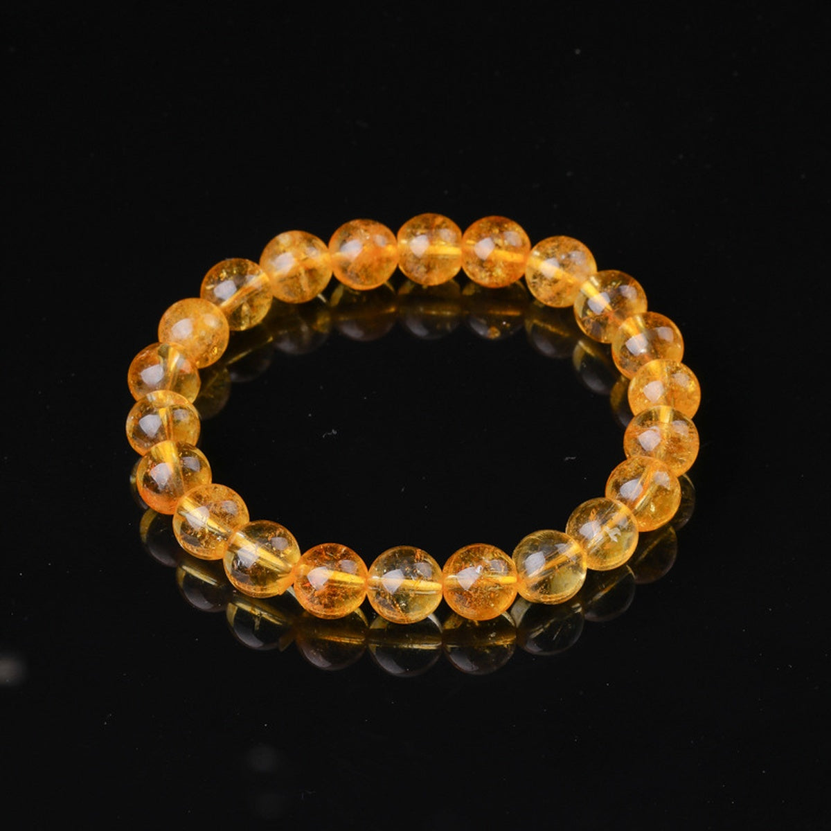 Earth Element Crystal Bracelet - Ochre Yellow