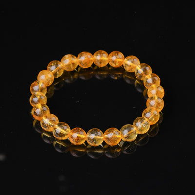 Earth Element Crystal Bracelet - Ochre Yellow