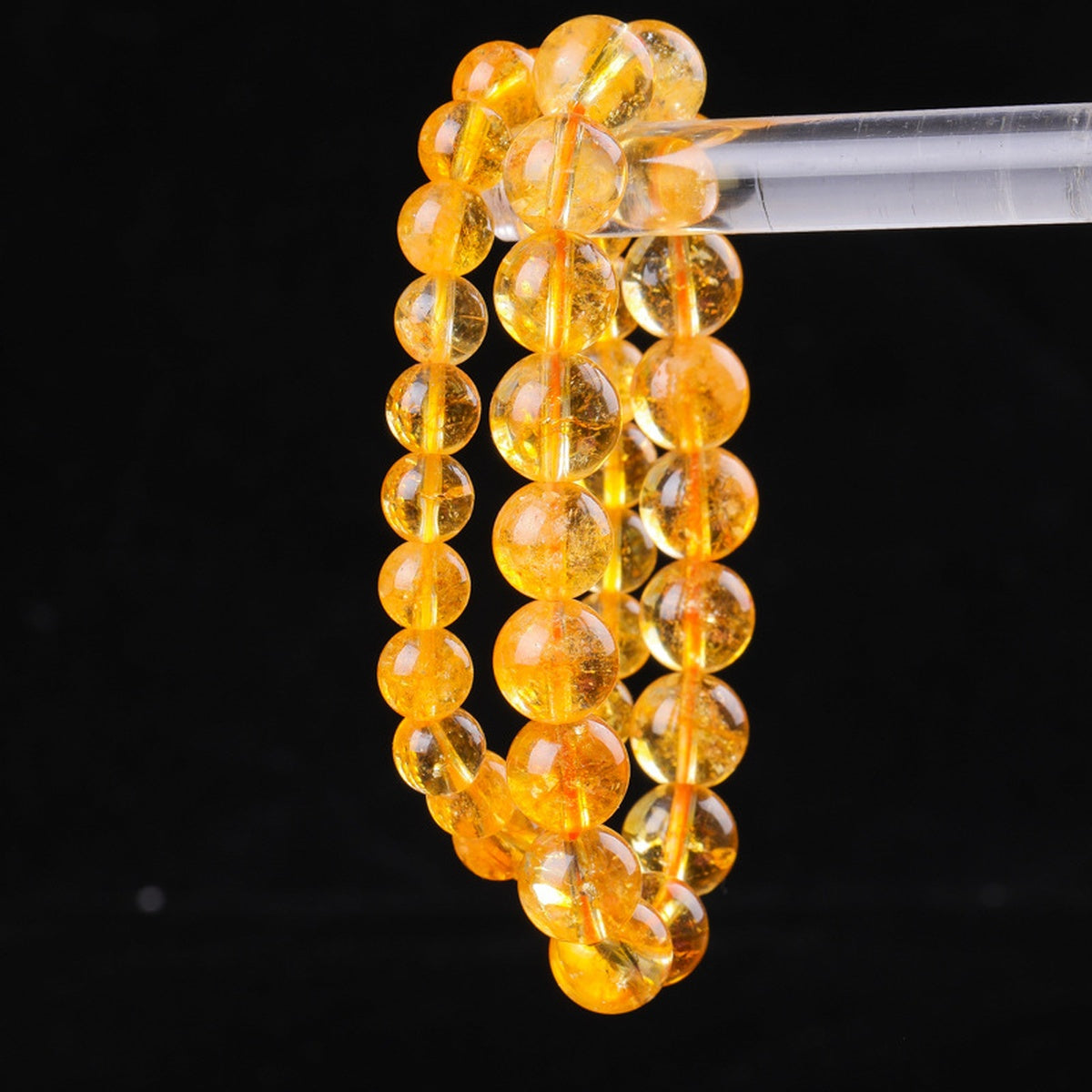 Earth Element Crystal Bracelet - Ochre Yellow