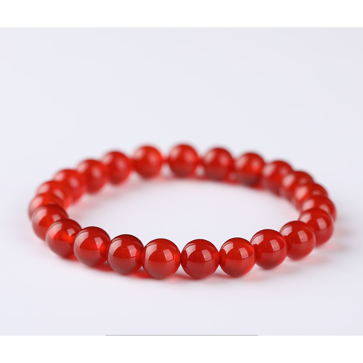 Fire Element Crystal Bracelet — Crimson Red