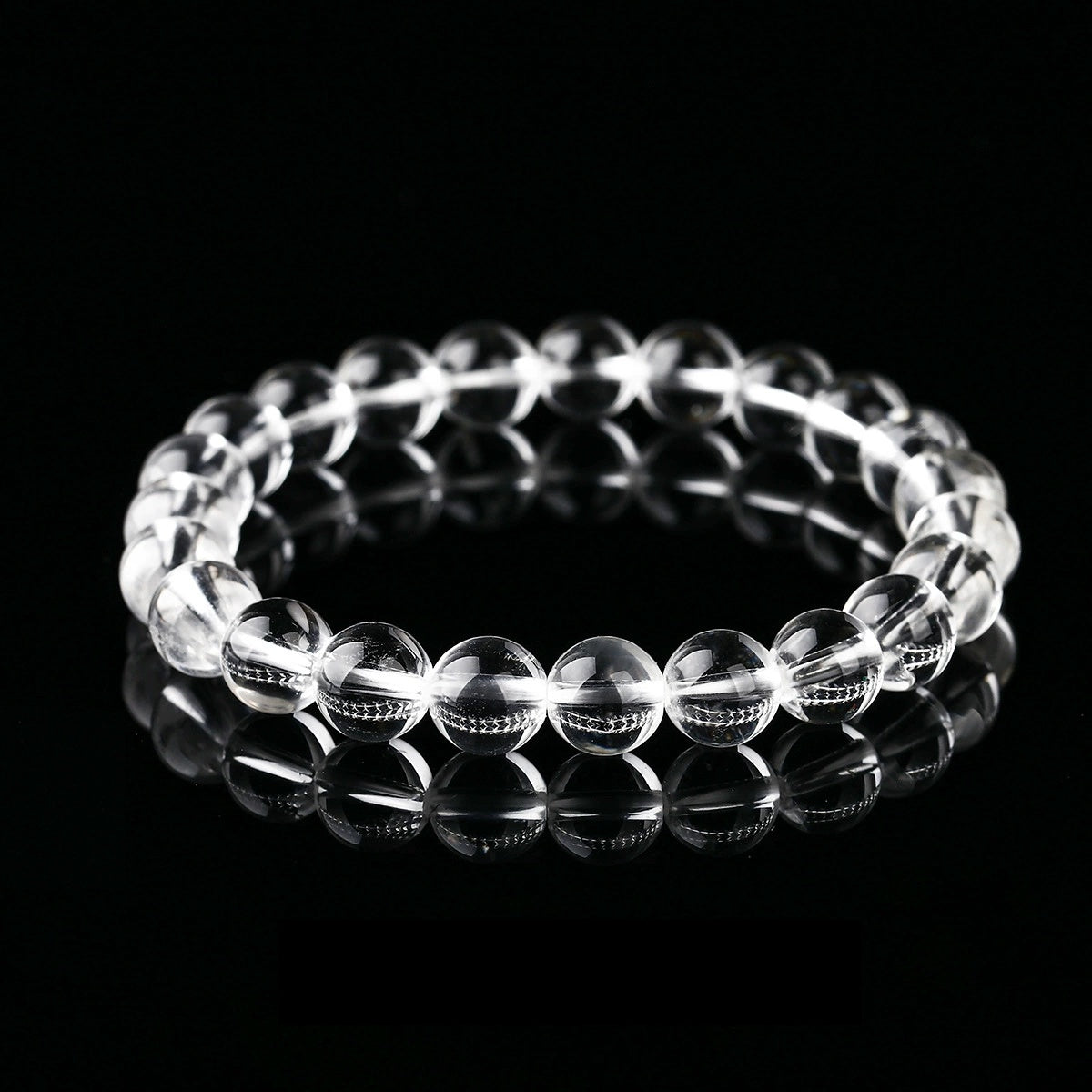 Metal Element Crystal Bracelet - White
