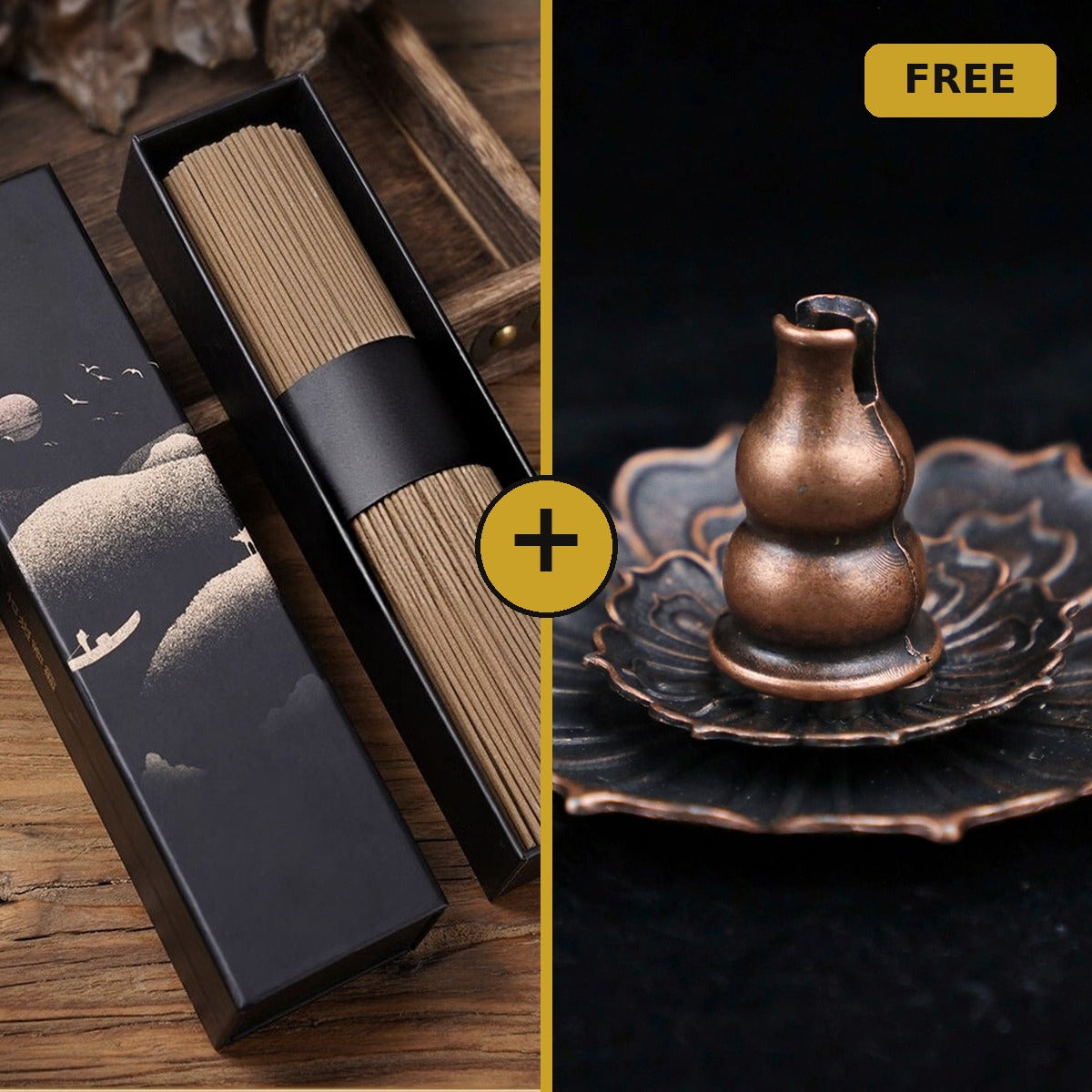 Agarwood + Free Lotus Holder